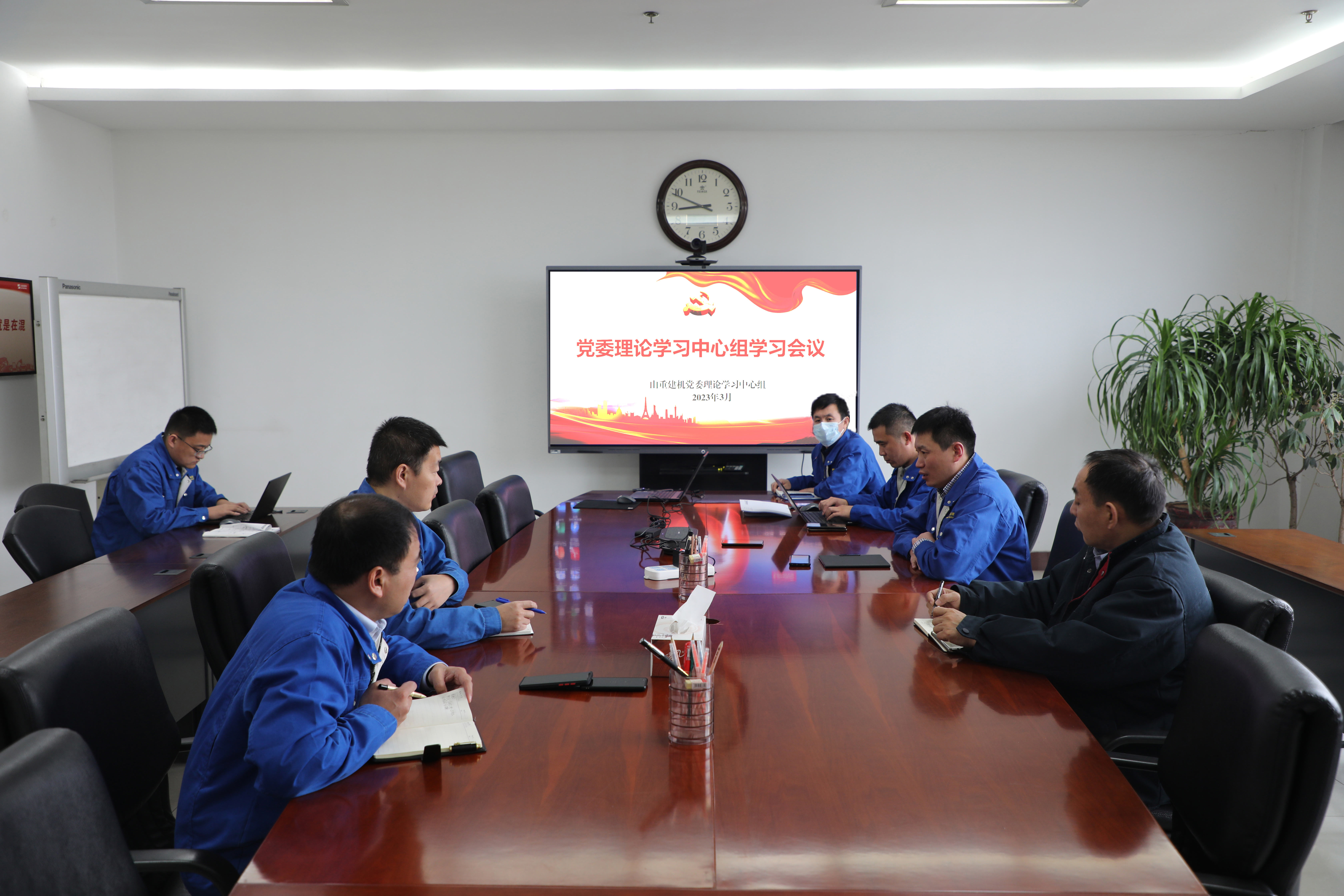 公司党委理论学习中心组 学习全国“两会”精神